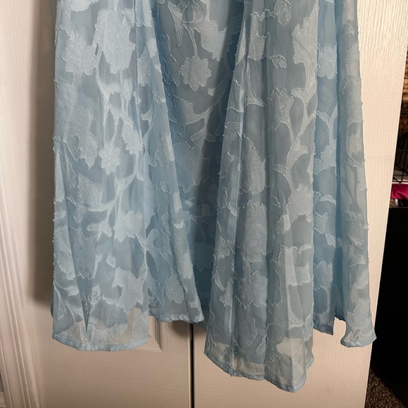 Sea kissed strapless hello Molly light blue maxi dress - Picture 5 of 8